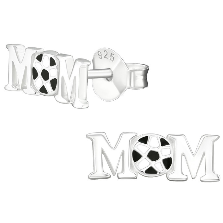 Soccer Mom 925 Sterling Silver Stud Earrings Soccer Mom 925 Sterling Silver Stud Earrings