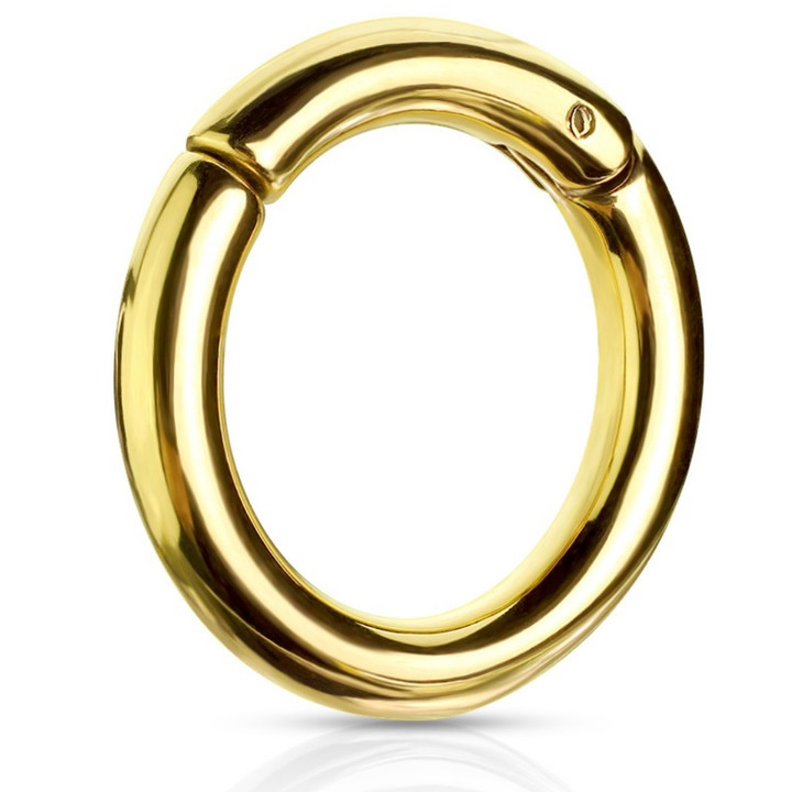 8G-00G Goldtone Steel Hinged Segment Clicker 8G-00G Goldtone Steel Hinged Segment Clicker