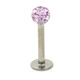 12pcs Plastic Lip Bars Acrylic Labret Studs 16G With Crystal Flexible 12pcs Plastic Lip Bars Acrylic Labret Studs 16G With Crystal Flexible