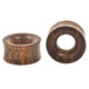 Snake Skin Wood Organic Tunnel Plugs (0g-1")