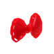 Red Bow Tie Cartilage Earring Stud 18g 1/4"