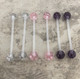 6PC Value Pack Lot Flexible Pregnancy Belly Rings