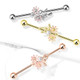 Flower Collection Steel Industrial Bar 14G-38mm