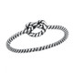 Braided Knot Oxidized 925 Sterling Silver Ring