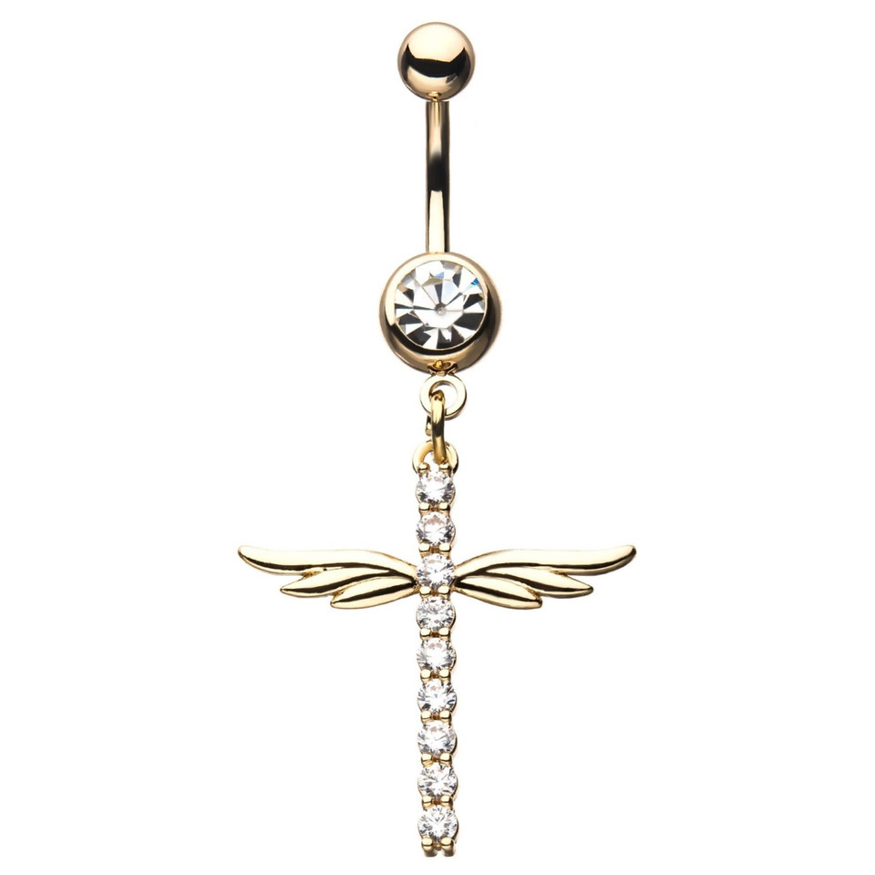 Cross Belly Rings