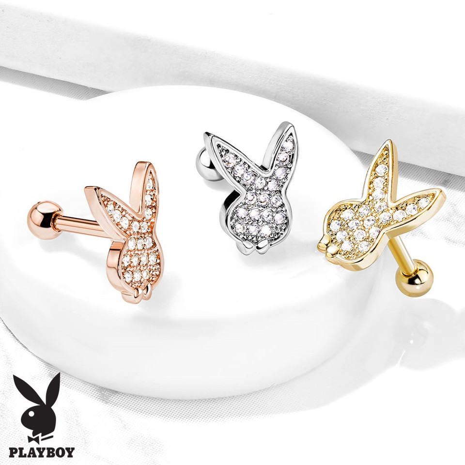 Playboy bunny cartilage earring Clearance