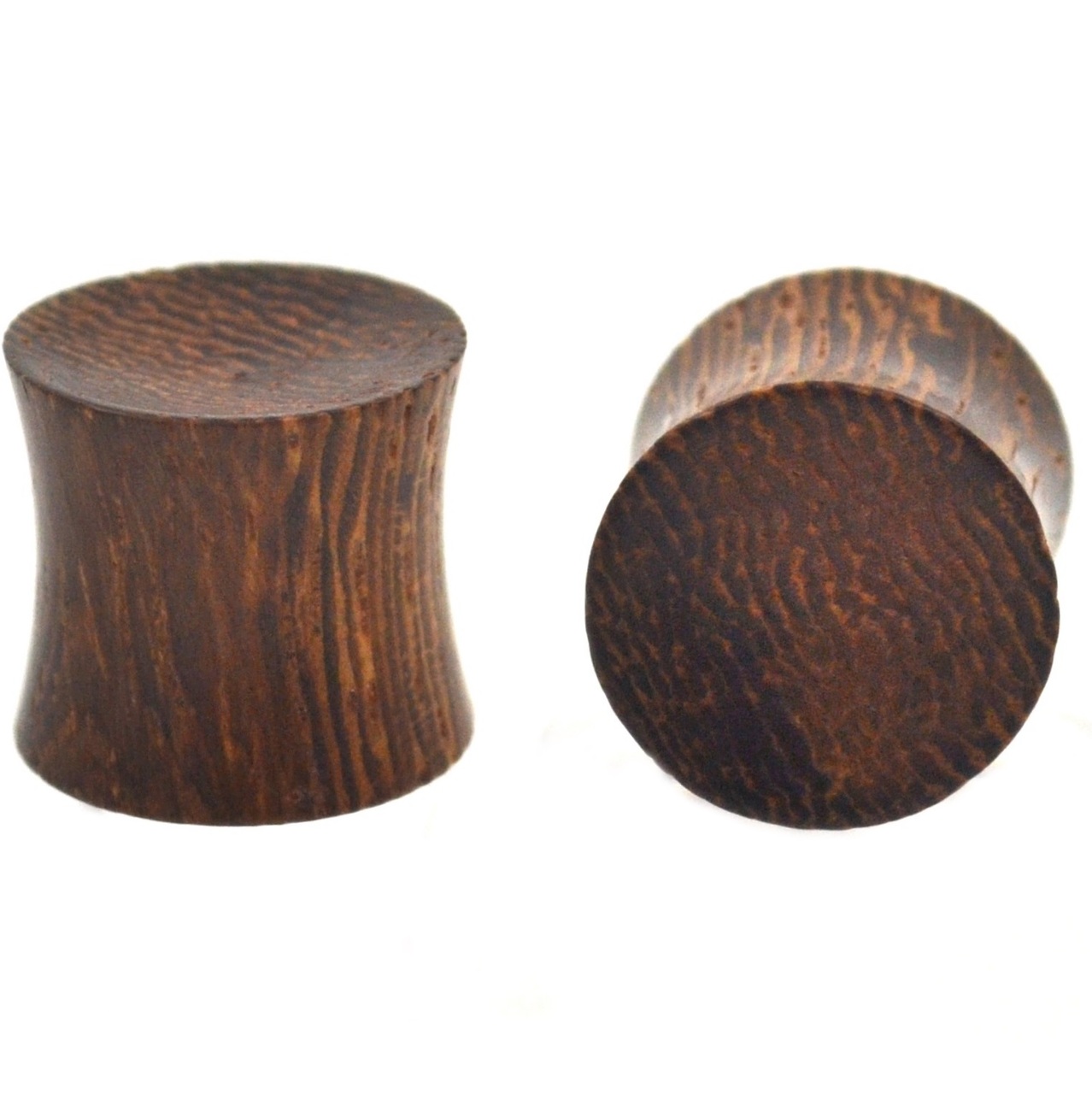 thumbnail image 2 of Organic Wood Ear Gauges - Saddle Style Flesh Tunnels (12mm To 25mm, 0G & 00G) 2 of 5