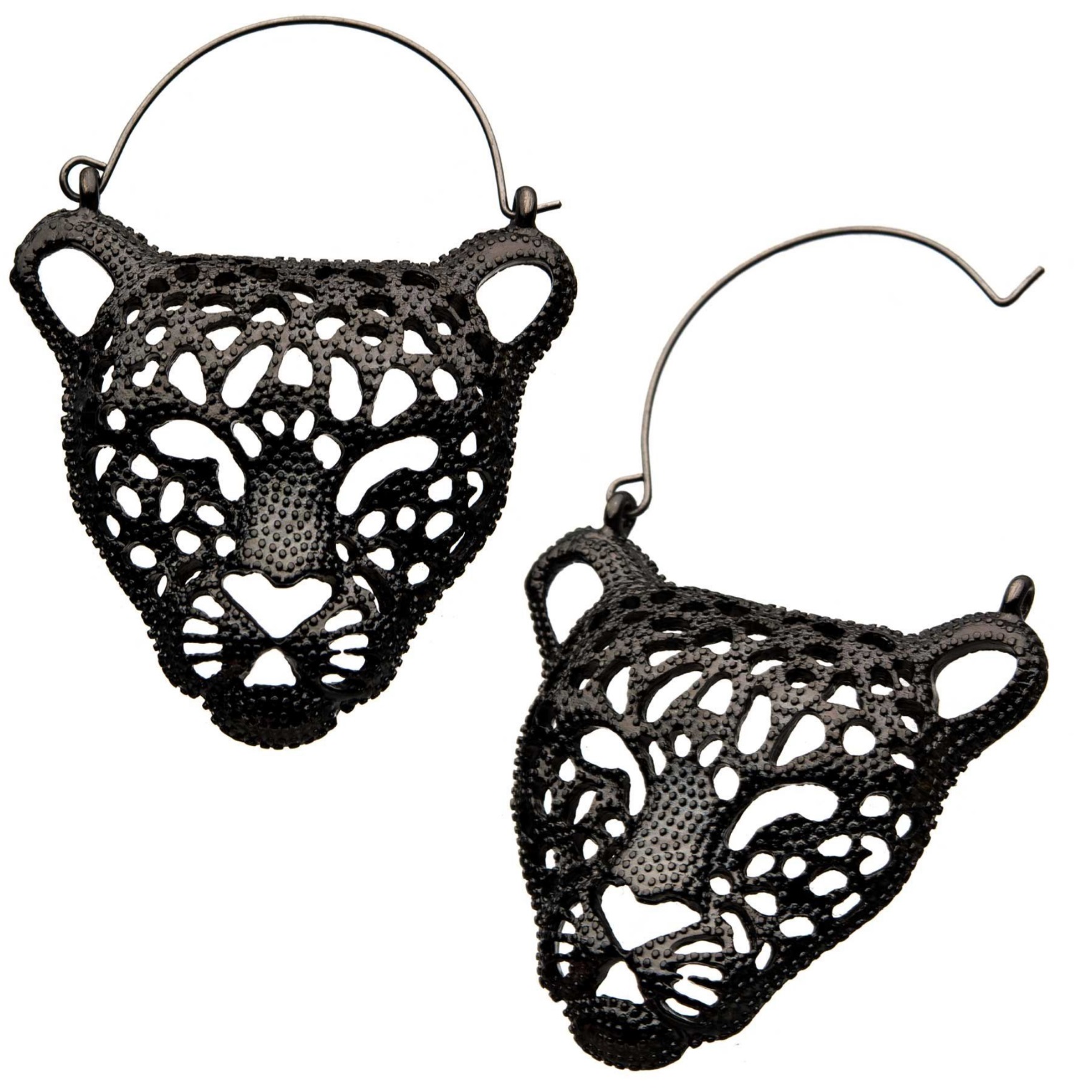 Buy 14K Gold Panther Earring Leopard Head Earrings Animal Online in India   Etsy