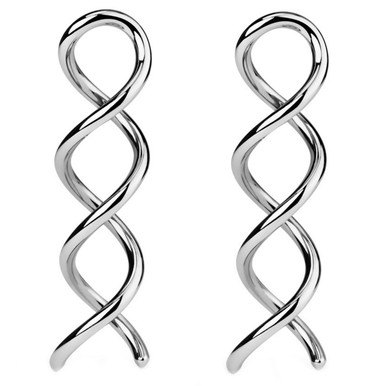 Twisty / Spiral Taper Pair - Green