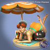 Daisy at the Beach