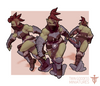 Yatrou the Orc Axe Thrower