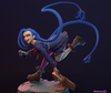 Alt, 3D printed resin statue of Jinx from League of Legends designed by DiNamuuu3D