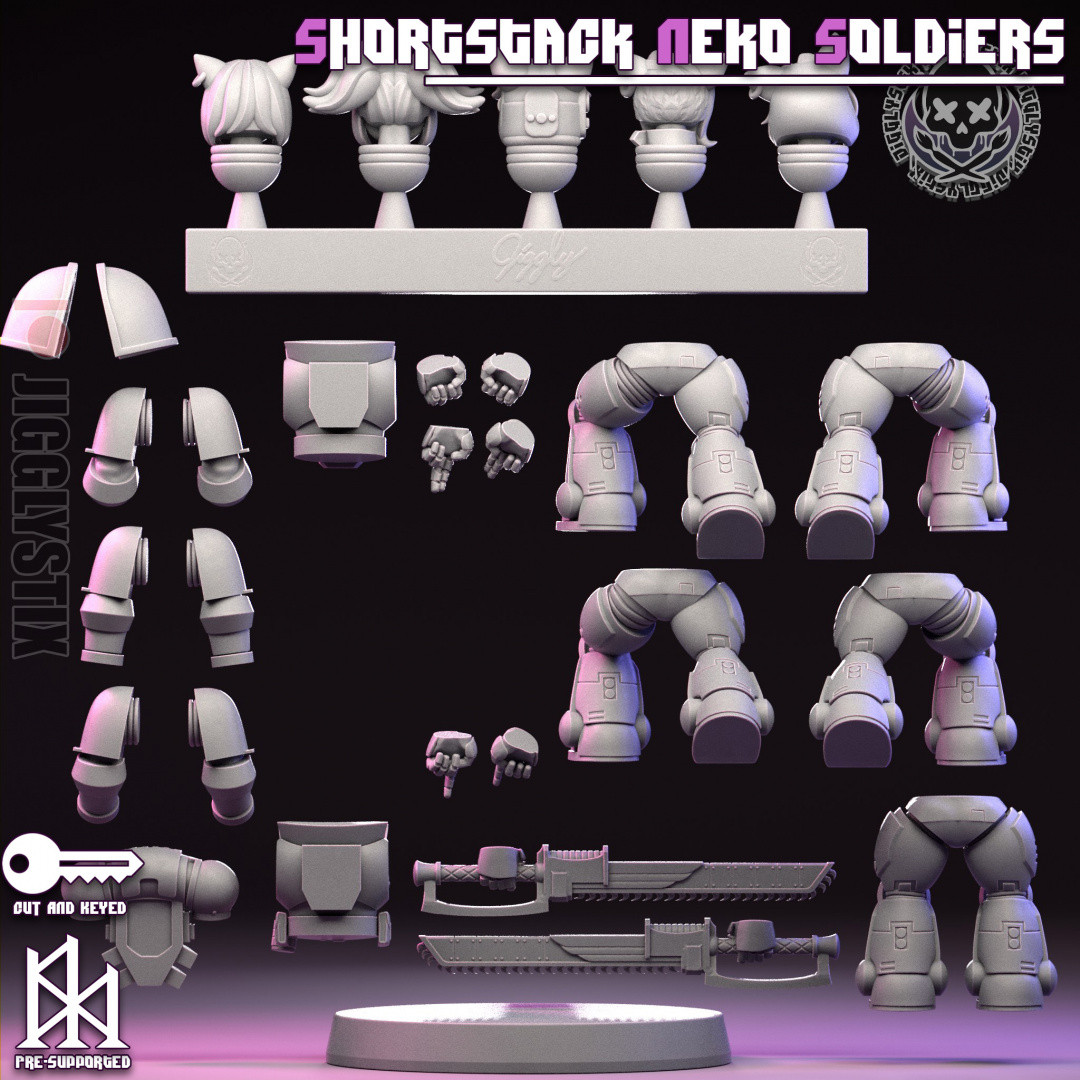 Shortstack Neko Space Soldiers Figure