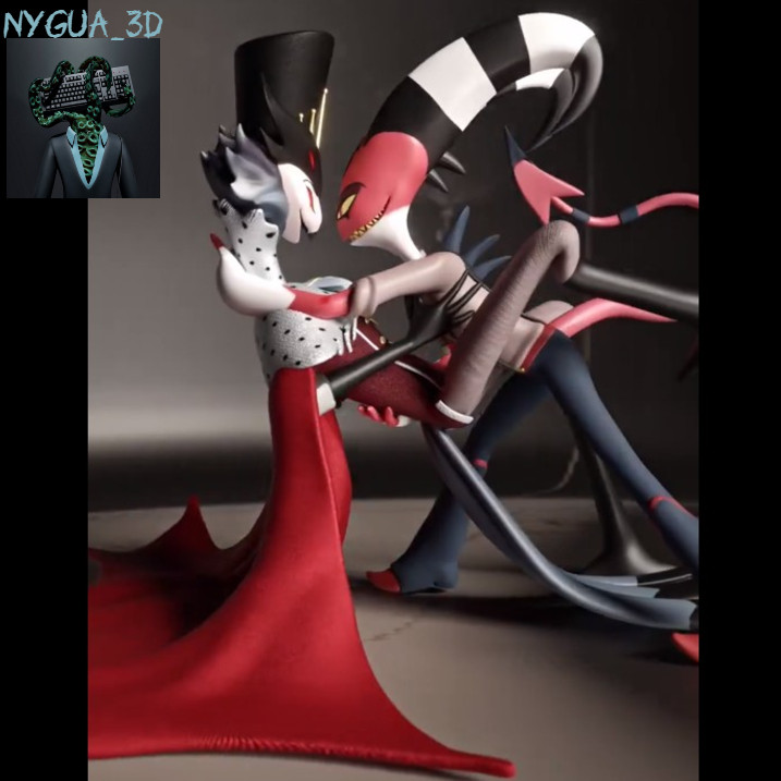 Stolas and Blitzo Figure