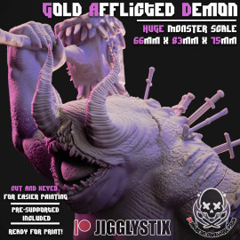 Gold Afflicted Demon