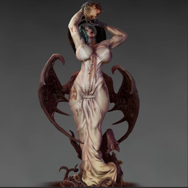 Lady Dimitrescu X Morrigan