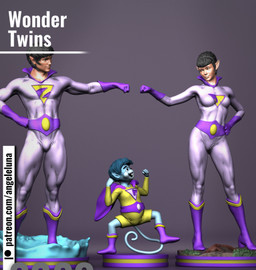 Wonder Twins Diorama