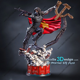 Bucky Barnes Winter Soldier from Captain America The Avengers resin statue Sanix3D Malix3D