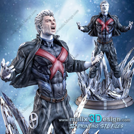 Bobby Drake Ice Man Marvel The X-Men resin statue by Sanix3D Malix3D