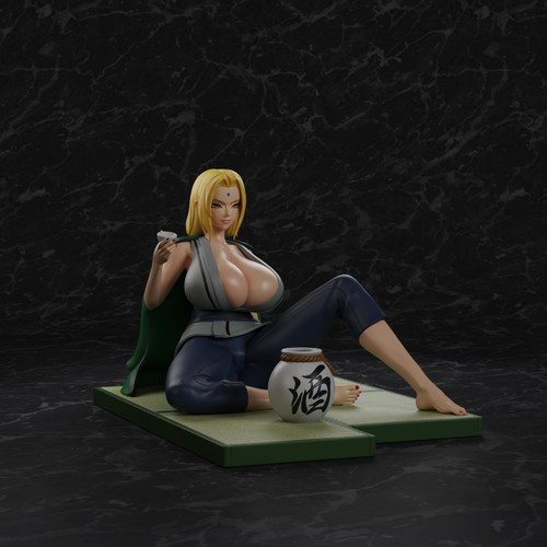 Tsunade - PolyBitsArt