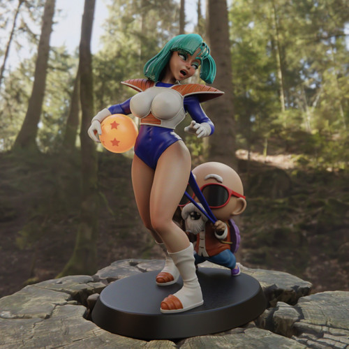 Bulma In Saiyan Armor Bulma In Saiyan Armor