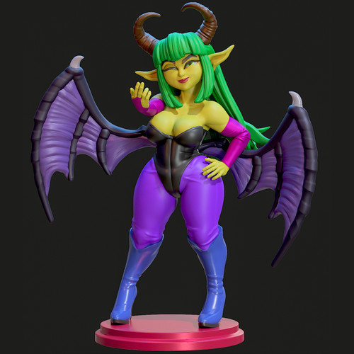 Morrigan Aensland Goblin Cosplayer
