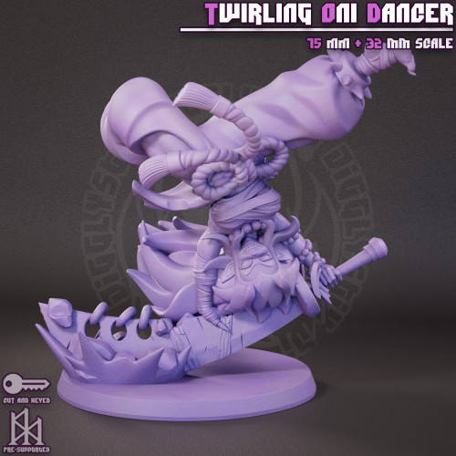 Twirling Oni Dancer