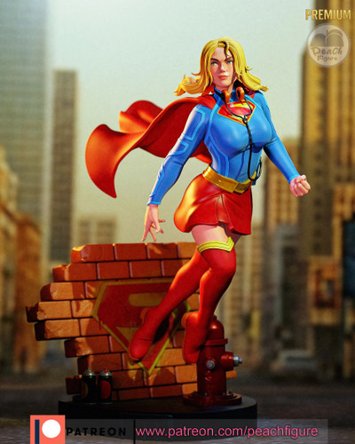 Supergirl Action Pose
