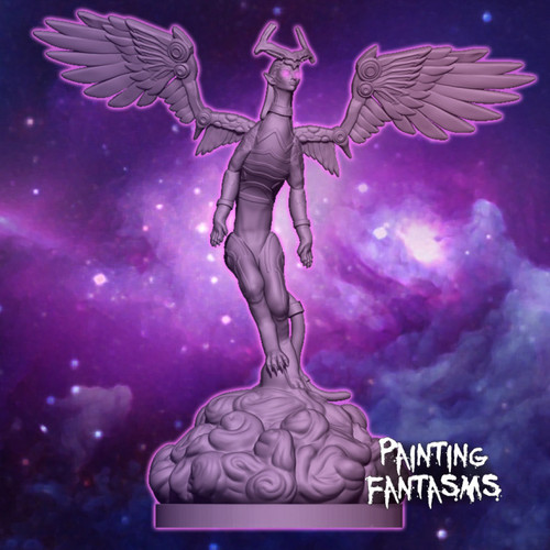 Inevitable Gynosphinx resin miniature by Painting Fantasms