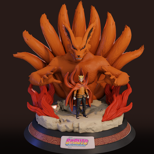 Naruto Baryon Mode Kurama