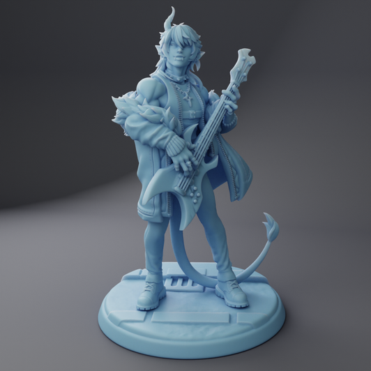 Zell the Tiefling Rockstar