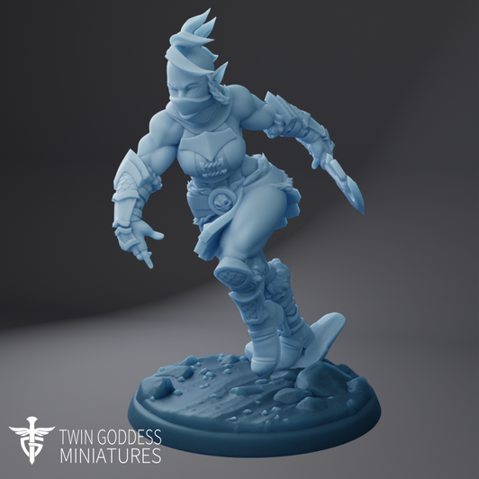 Yatrou the Orc Axe Thrower