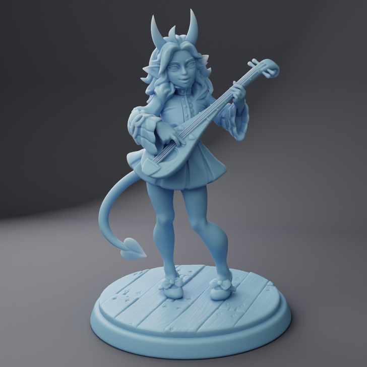 Amora the Tiefling Bard Front