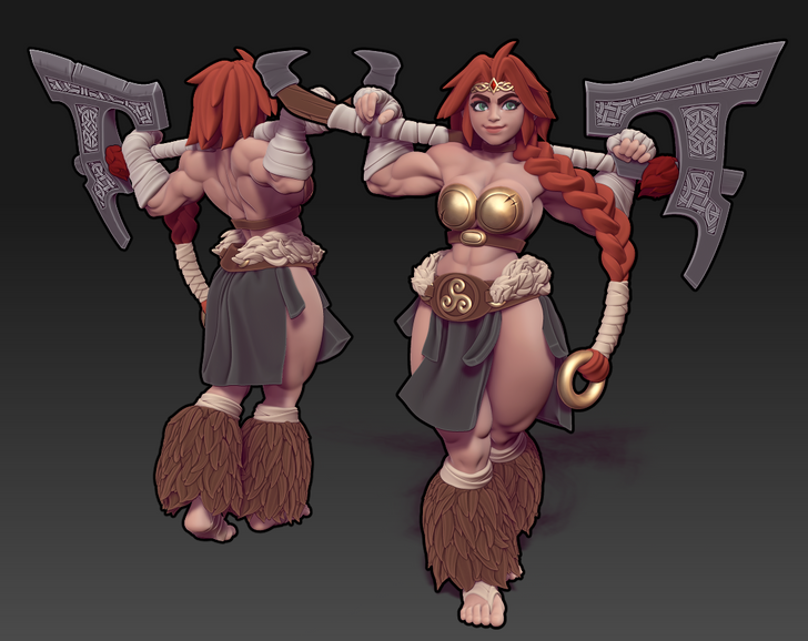 Millie the Barbarian - Reforged Relaxed