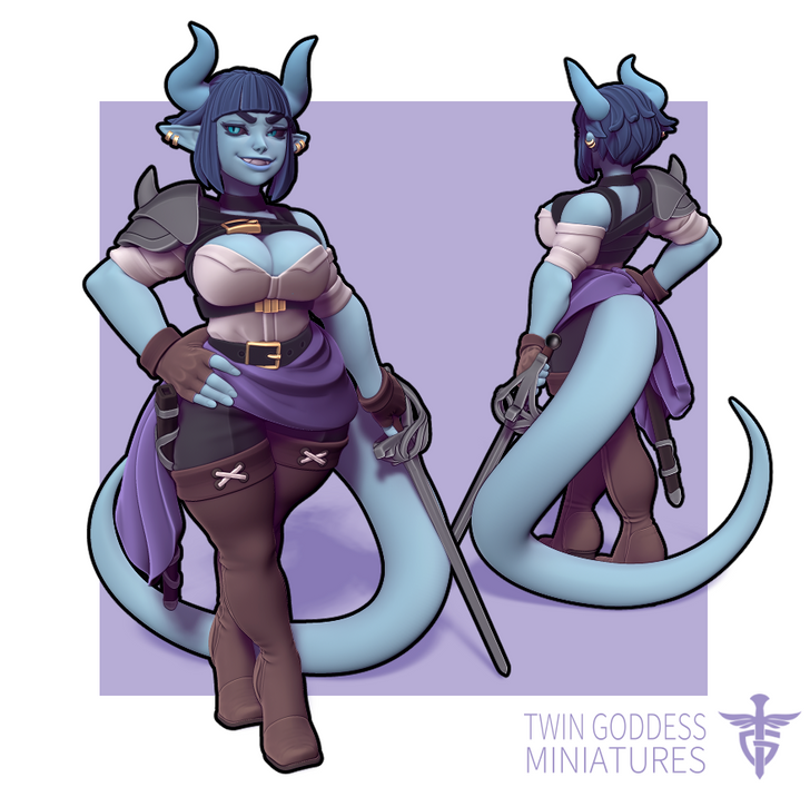 Rina the Tiefling Duelist
