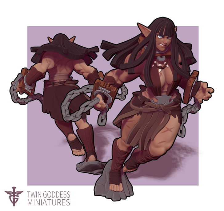 Kaelith the Elf Barbarian