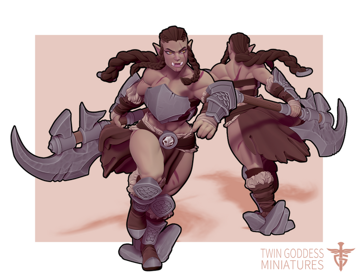 Myllae the Orc Berserker