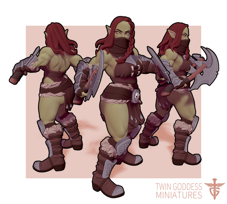 Haaned the Orc Axe Thrower