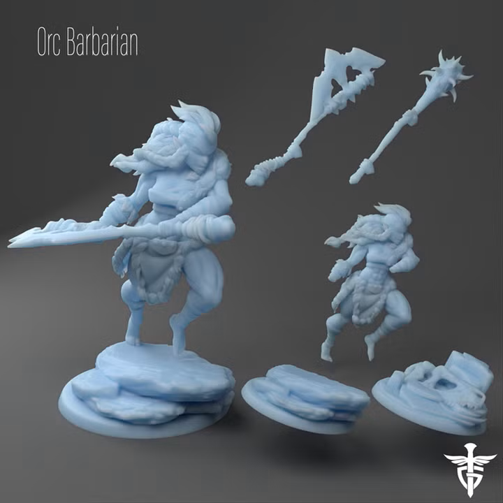 Vargash the Orc Barbarian