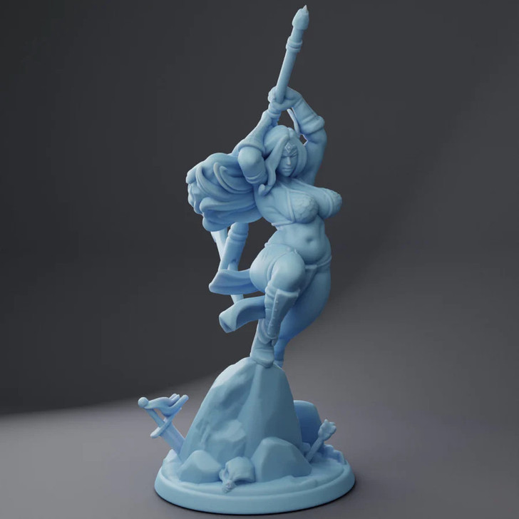 Thitania the Barbarian, Attack Pose