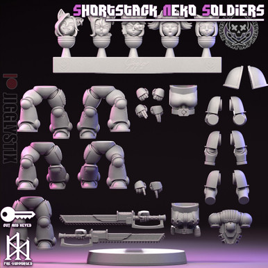 Shortstack Neko Space Soldiers Figure
