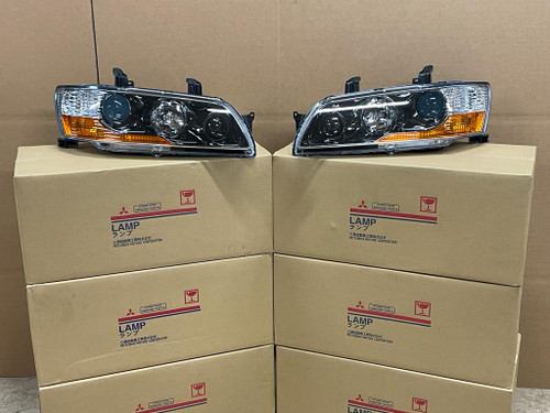 Mitsubishi Lancer Evo 8 MR HID headlight (matt black body) | EARS Motorsport Ireland & UK | Worldwide delivery