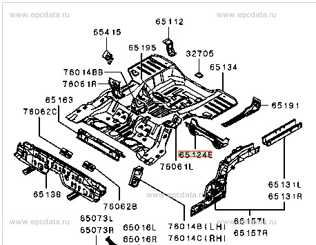 Mitsubishi Evo 4-9 GSR Rear Crossmember Section