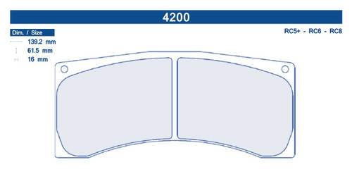 CL Brakes 4200 | EARS Motorsport Ireland | The Motorsport Store