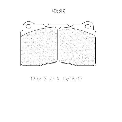 CL 4066 Brake Pads | Lancer Evo Front Brembo OEM | EARS Motorsport Ireland & UK