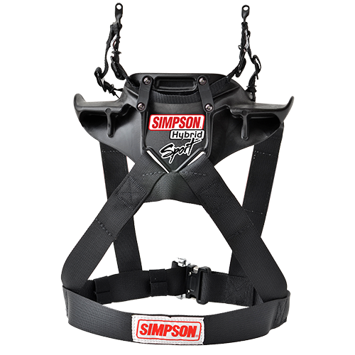 Simpson Hybrid Sport Frontal Head Restraint - EARS Motorsports. Official stockists for Simpson-HS.xxx.11.xx.FIA