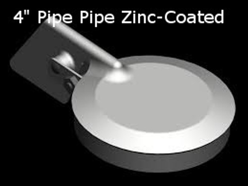 $" Zinc Coated steel raincap