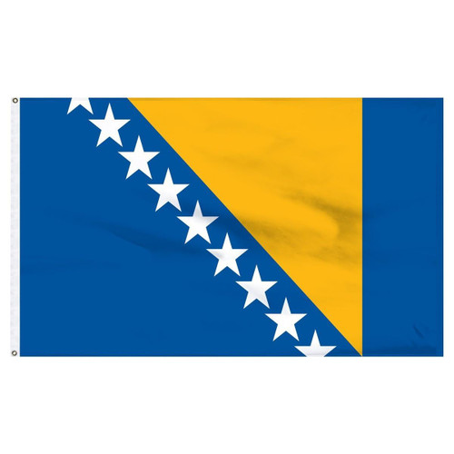 Bosnia-Herzegovina 2' x 3' Light Weight Polyester Bosnia-Herzegovina 2' x 3' Light Weight Polyester