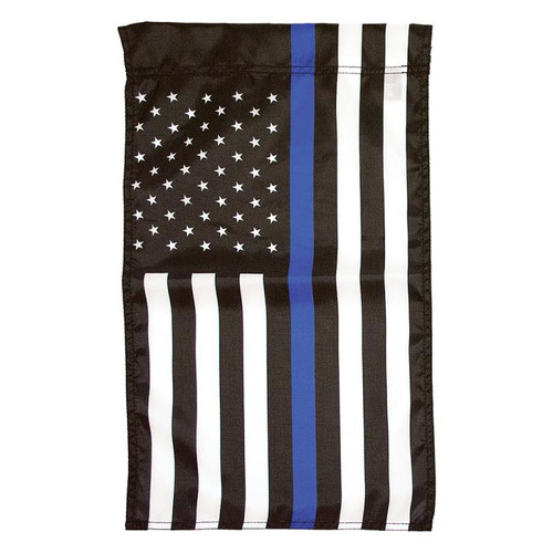 12X18 IN THIN BLUE LINE US GARDEN FLAG