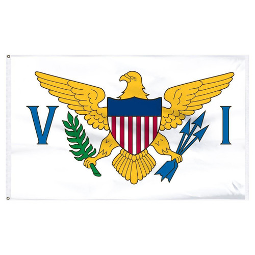 US Virgin Islands - U.S. 3' x 5' Outdoor Nylon Flag US Virgin Islands - U.S. 3' x 5' Outdoor Nylon Flag
